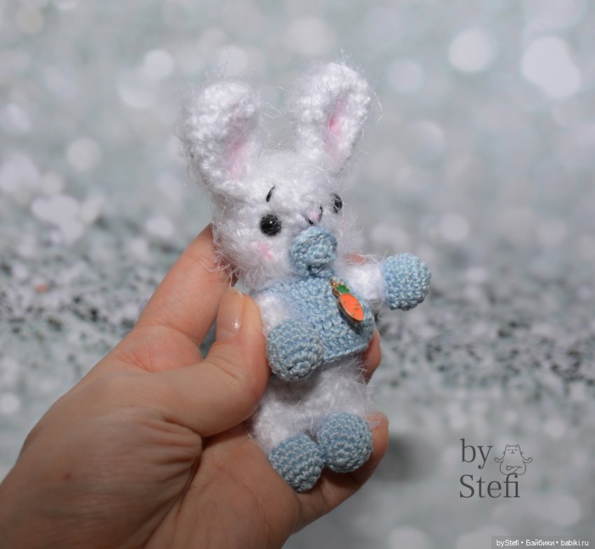 Кролик Пупс, 2 версия — Вязаные игрушки и амигуруми: крючком (фото 3)