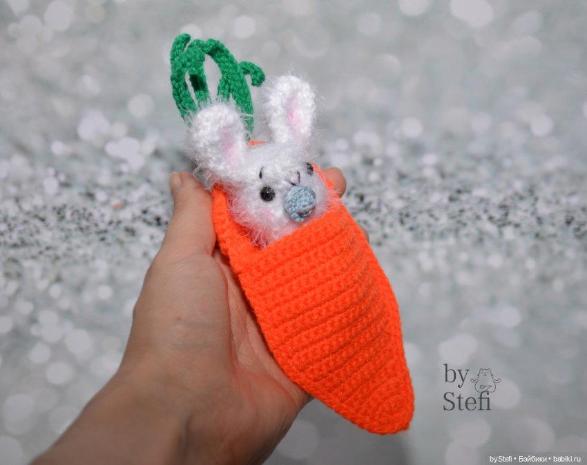 Кролик Пупс, 2 версия — Вязаные игрушки и амигуруми: крючком