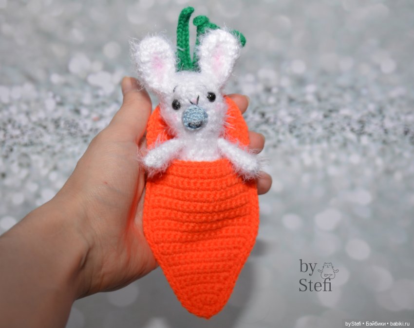 Кролик Пупс, 2 версия — Вязаные игрушки и амигуруми: крючком