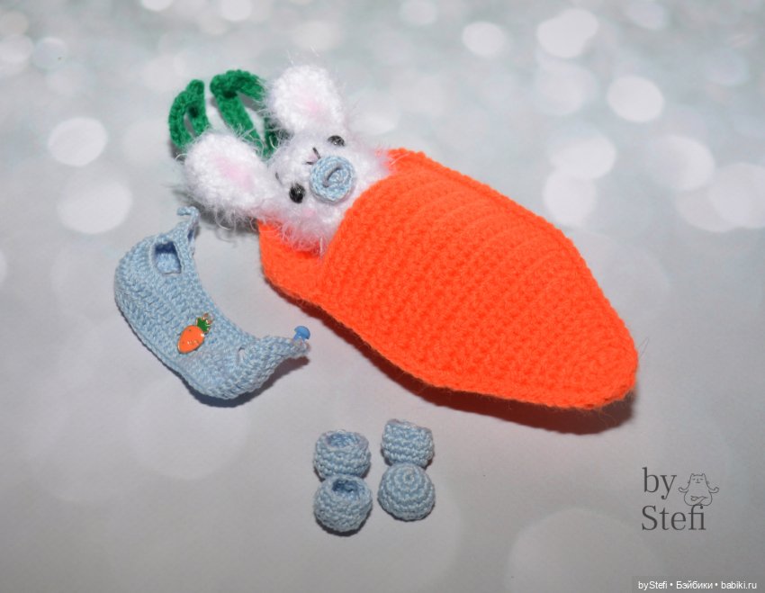 Кролик Пупс, 2 версия — Вязаные игрушки и амигуруми: крючком