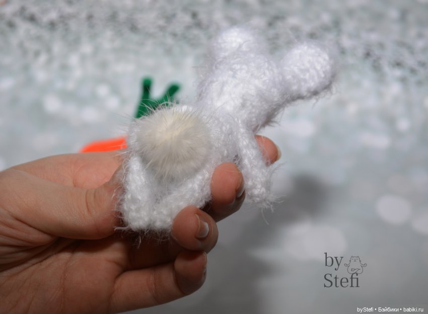 Кролик Пупс, 2 версия — Вязаные игрушки и амигуруми: крючком (фото 9)