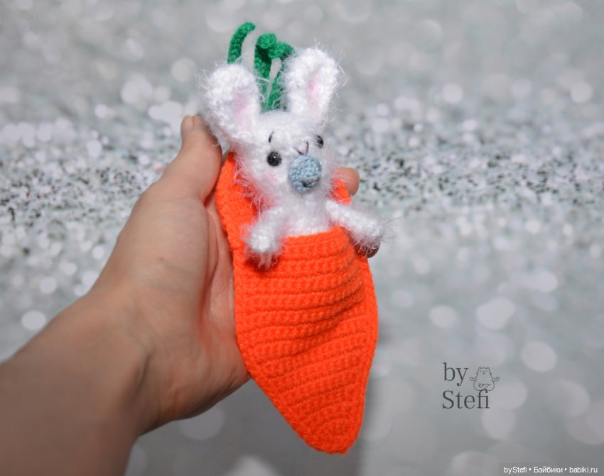 Кролик Пупс, 2 версия — Вязаные игрушки и амигуруми: крючком