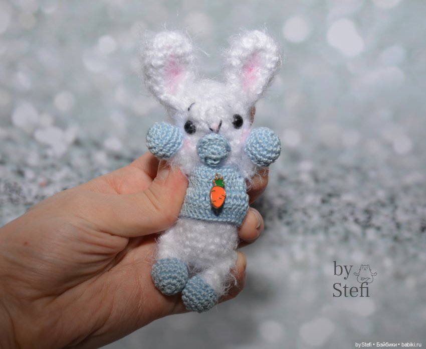 Кролик Пупс, 2 версия — Вязаные игрушки и амигуруми: крючком (фото 4)