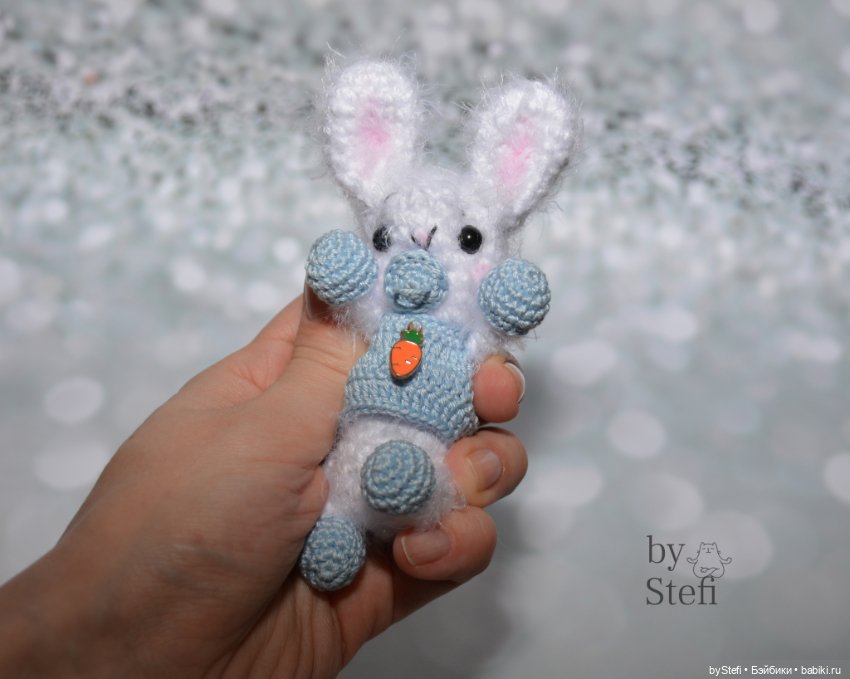 Кролик Пупс, 2 версия — Вязаные игрушки и амигуруми: крючком (фото 7)