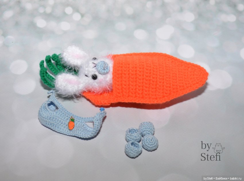 Кролик Пупс, 2 версия — Вязаные игрушки и амигуруми: крючком