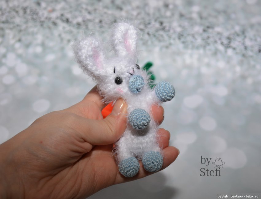 Кролик Пупс, 2 версия — Вязаные игрушки и амигуруми: крючком (фото 8)