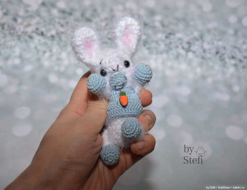 Кролик Пупс, 2 версия — Вязаные игрушки и амигуруми: крючком (фото 6)