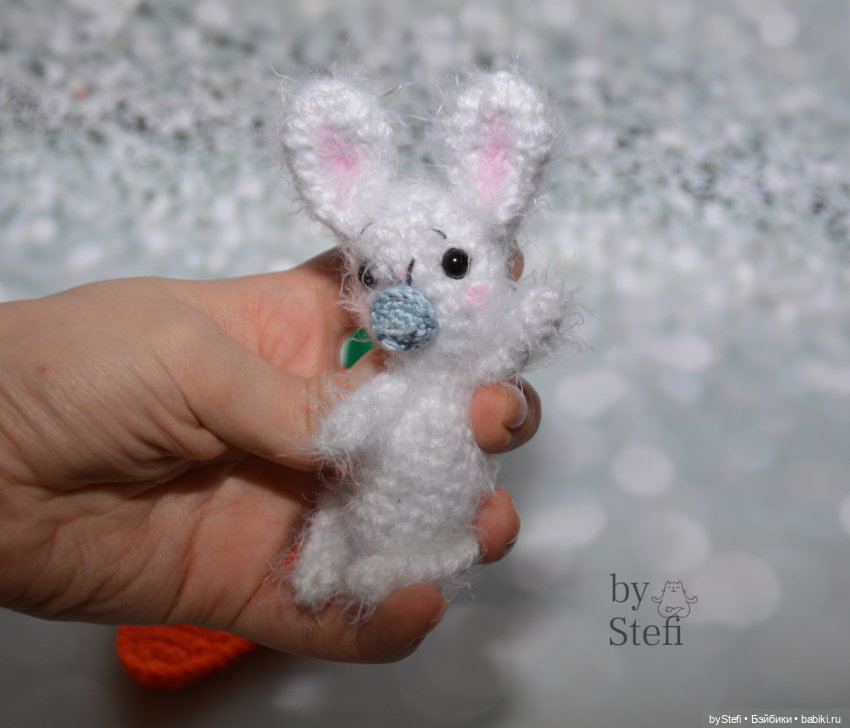 Кролик Пупс, 2 версия — Вязаные игрушки и амигуруми: крючком