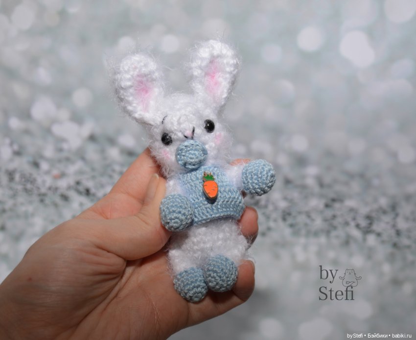 Кролик Пупс, 2 версия — Вязаные игрушки и амигуруми: крючком