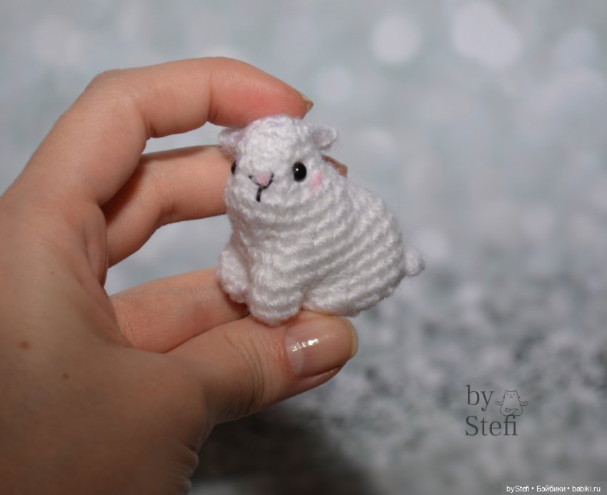 Мини-кролик. Полностью без пришивных деталей