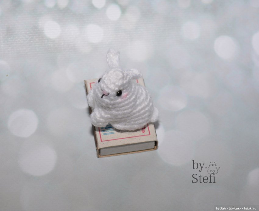 Мини-кролик. Полностью без пришивных деталей