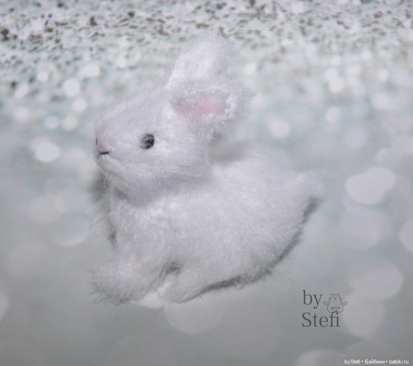 Крольчонок Пушистик — Вязаные игрушки и амигуруми: крючком (фото 3)