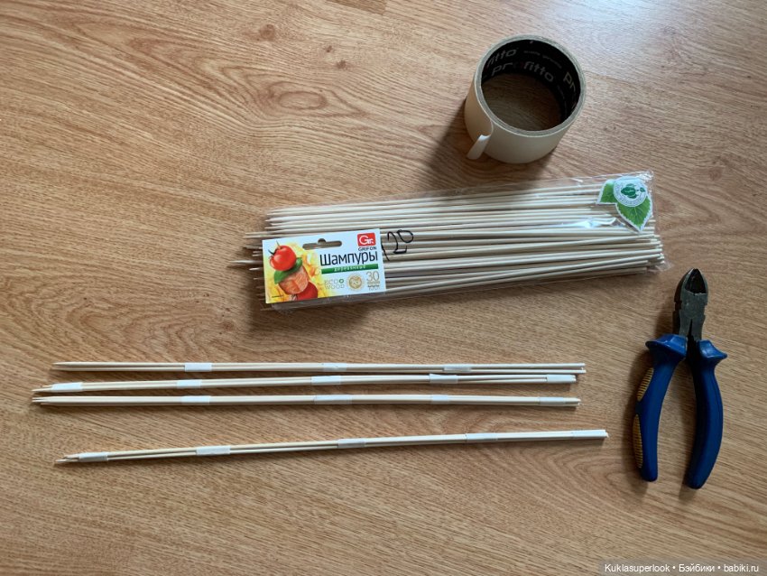 МК: садовые качели для Барби