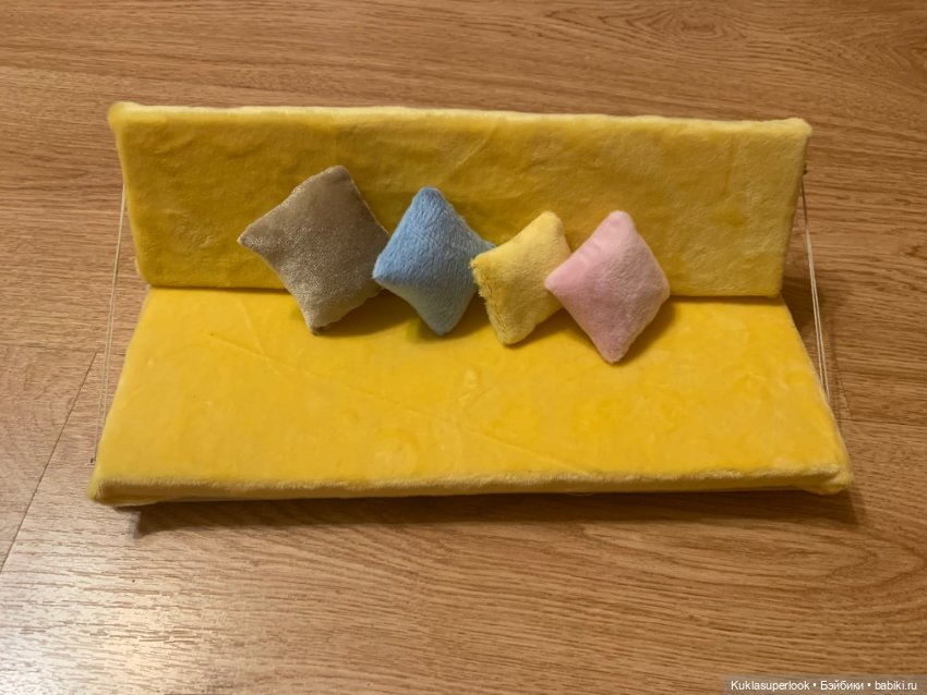 МК: садовые качели для Барби