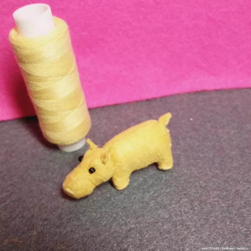 Кроха бегимотик — Авторские игрушки из разных материалов: синельная проволока (фото 3)