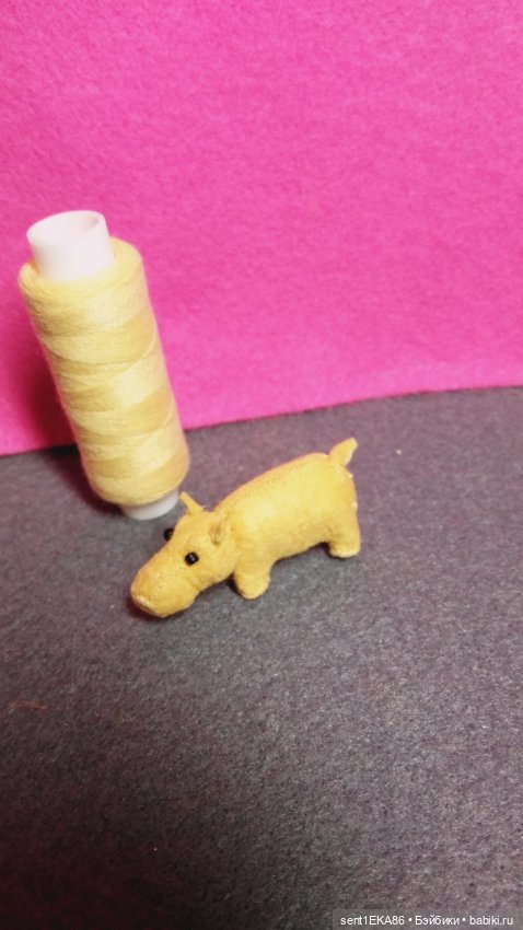 Кроха бегимотик — Авторские игрушки из разных материалов: синельная проволока (фото 10)