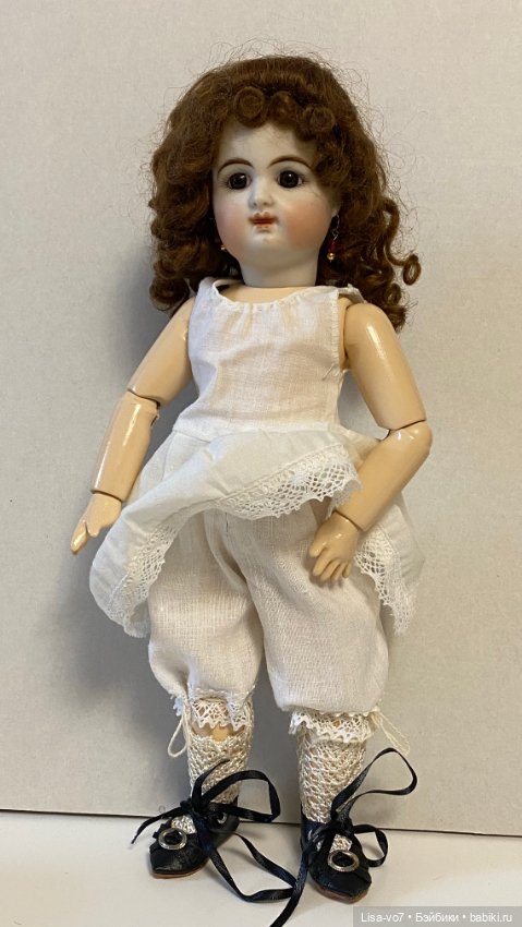 Платье для реплики антикварной куклы по антикварному образцу