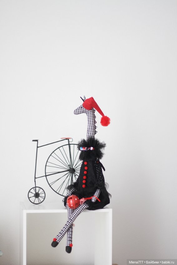 Жираф на шаре — Текстильные игрушки и примитивы: кофейные (фото 6)