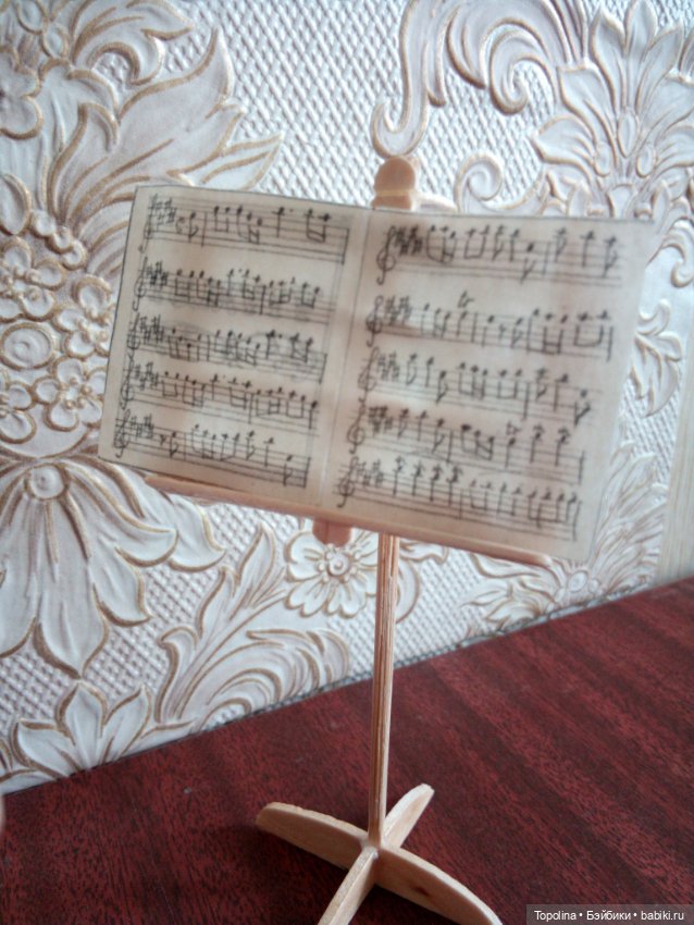 Мышонок-скрипач — Игрушки в смешанной технике (мех и глина): Арт (фото 3)