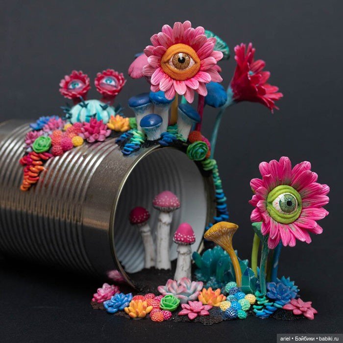 Невероятная природа из полимерной глины от Стефани Килгаст (Stephanie Kilgast)