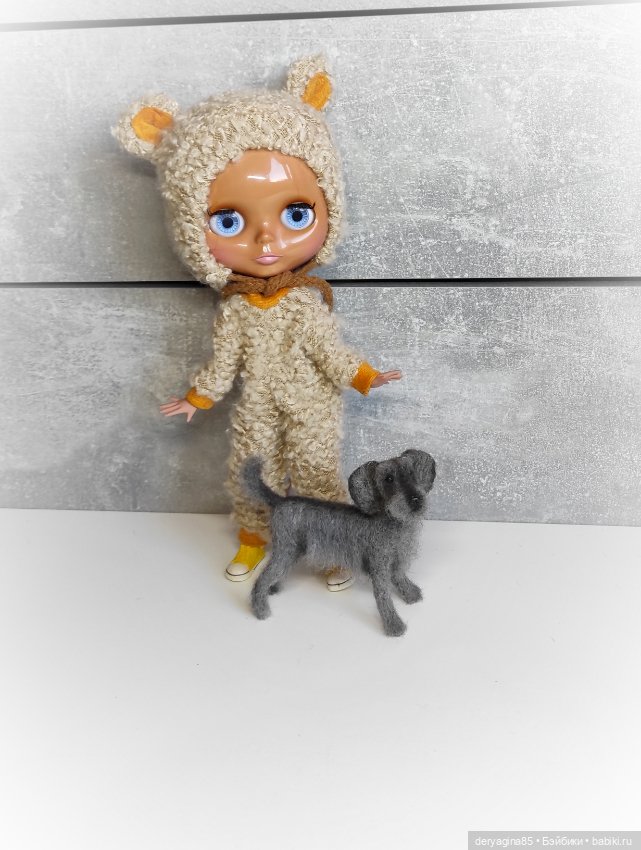 Двортерьер — Валяные игрушки из шерсти: сухое валяние (фото 7)