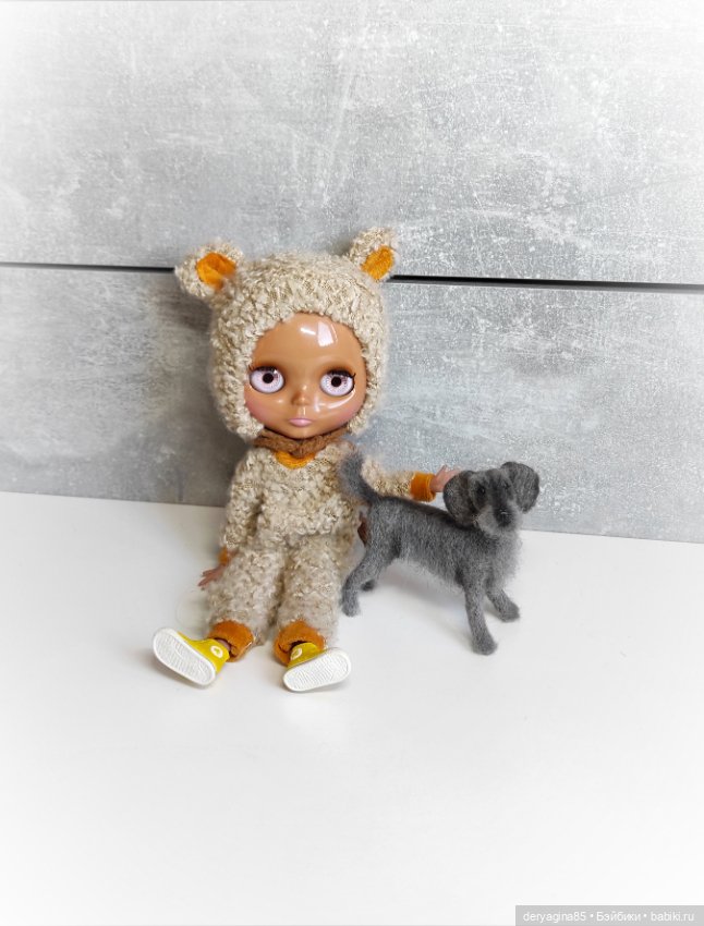 Двортерьер — Валяные игрушки из шерсти: сухое валяние (фото 6)