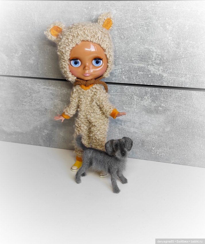 Двортерьер — Валяные игрушки из шерсти: сухое валяние (фото 8)