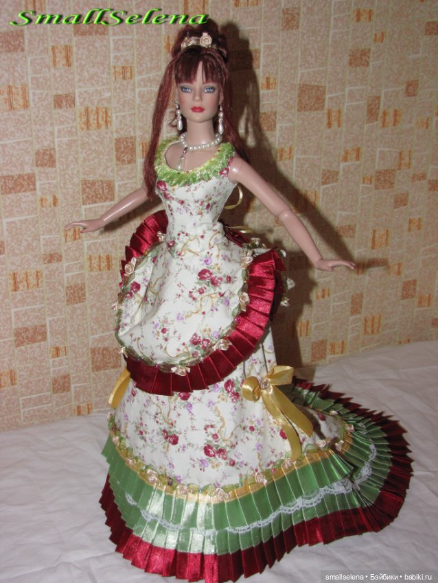 Платье для чаепития 1960. Комплект на формат куклы 40см. часть 1