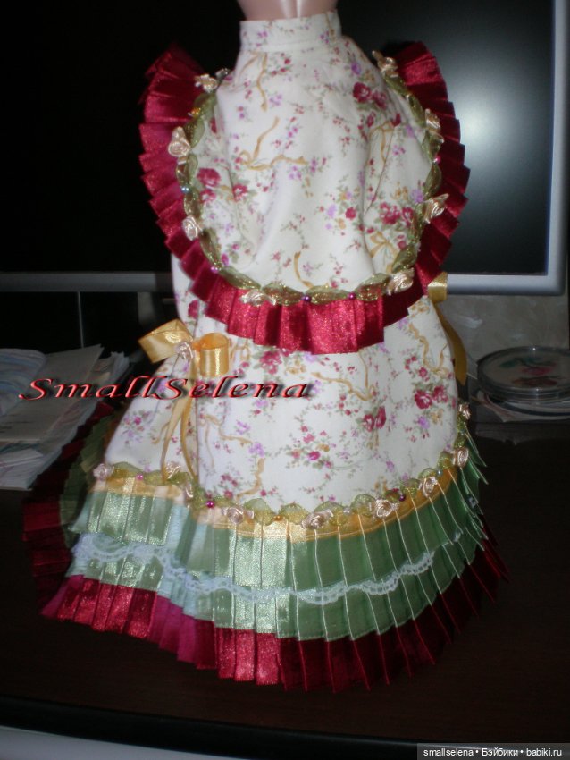 Платье для чаепития 1960. Комплект на формат куклы 40см. часть 1