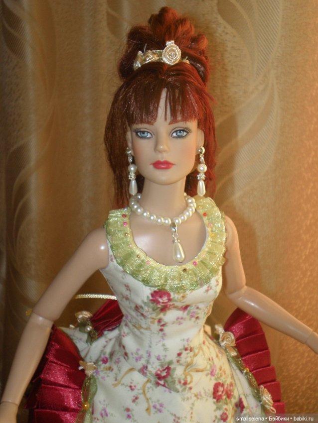 Платье для чаепития 1960. Комплект на формат куклы 40см. часть 1