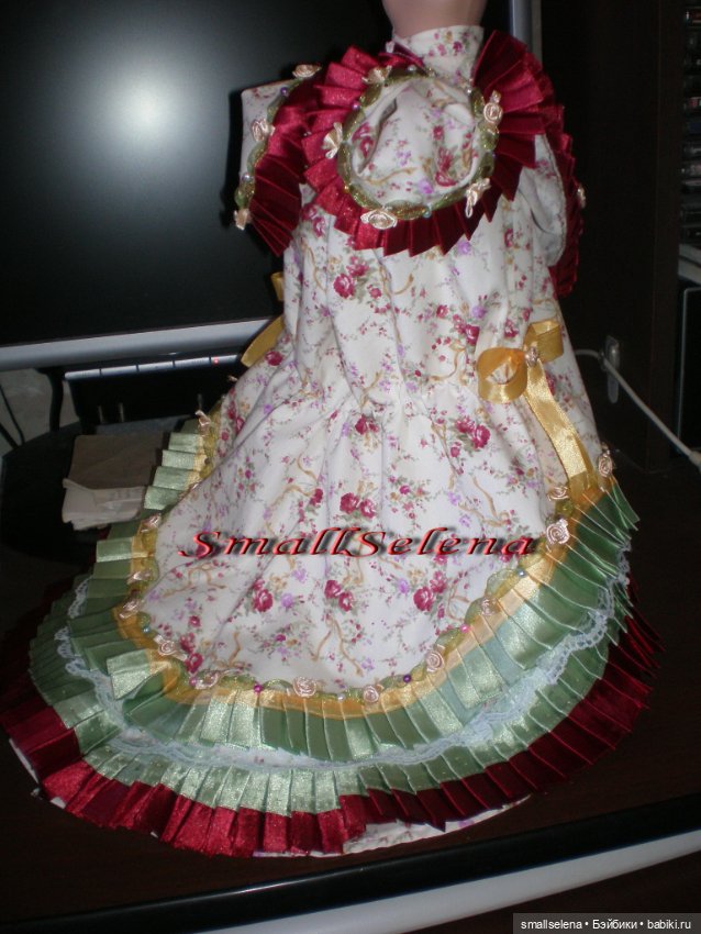 Платье для чаепития 1960. Комплект на формат куклы 40см. часть 1