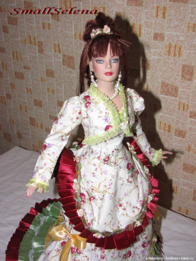 Платье для чаепития 1960. Комплект на формат куклы 40см. часть 1