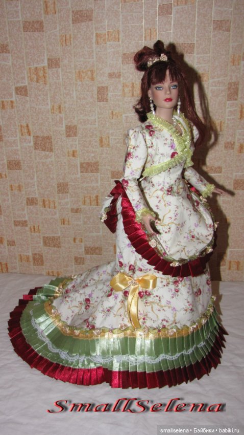 Платье для чаепития 1960. Комплект на формат куклы 40см. часть 1