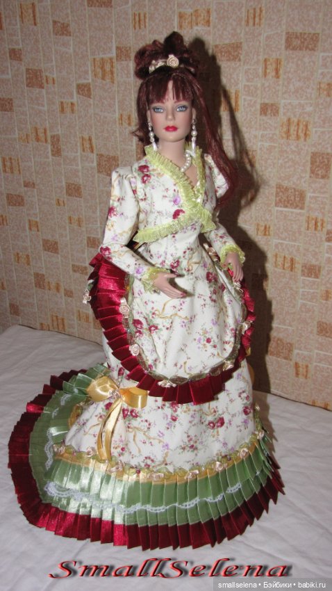 Платье для чаепития 1960. Комплект на формат куклы 40см. часть 1