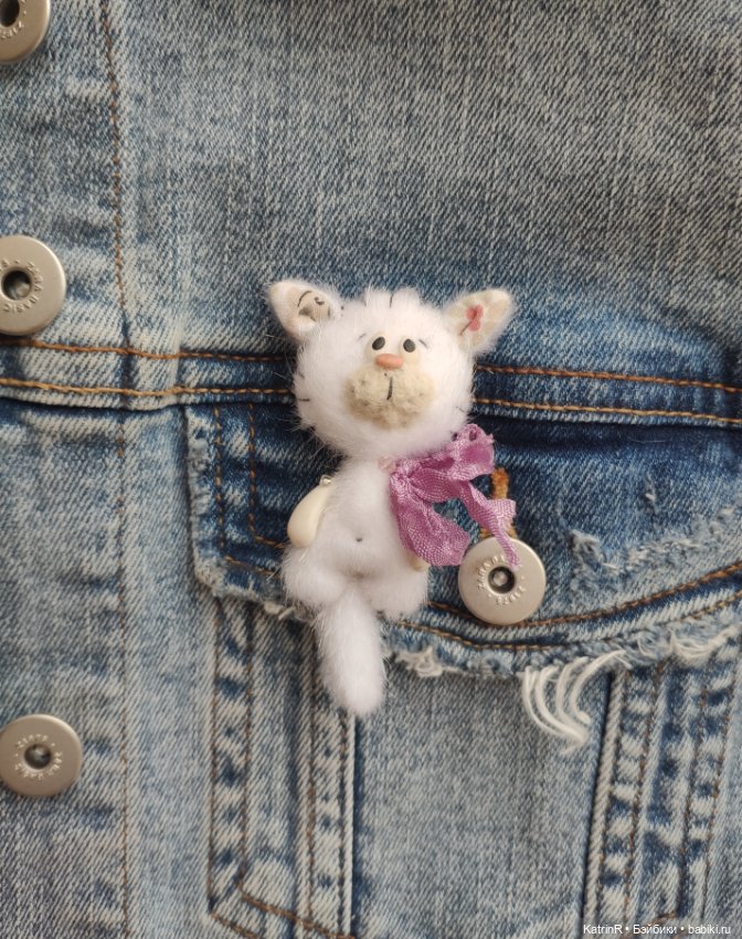 Самые милые брошки — Текстильные игрушки и примитивы: кофейные (фото 7)