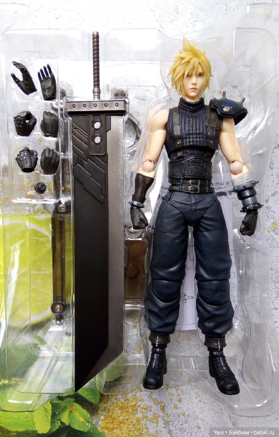 Фигурка Клауда Страйфа из Последней Фантазии (Finаl Fаntаsy) 7 - Play Arts Kai (Square Enix). 01 (фото 6)