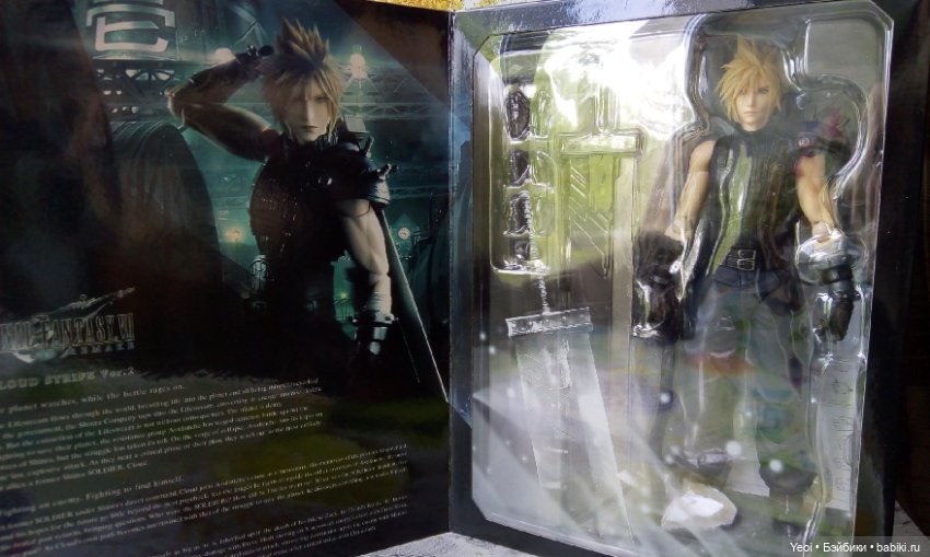 Фигурка Клауда Страйфа из Последней Фантазии (Finаl Fаntаsy) 7 - Play Arts Kai (Square Enix). 01 (фото 3)