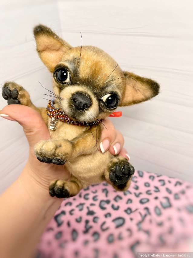 Hugo 17 см чихуахуа 🐾🐶подвижный (фото 8)