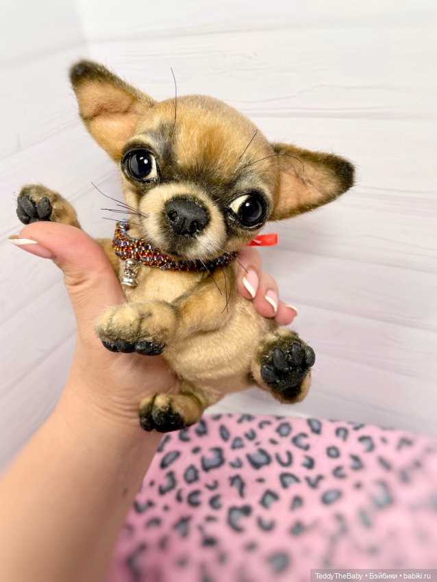 Hugo 17 см чихуахуа 🐾🐶подвижный (фото 6)