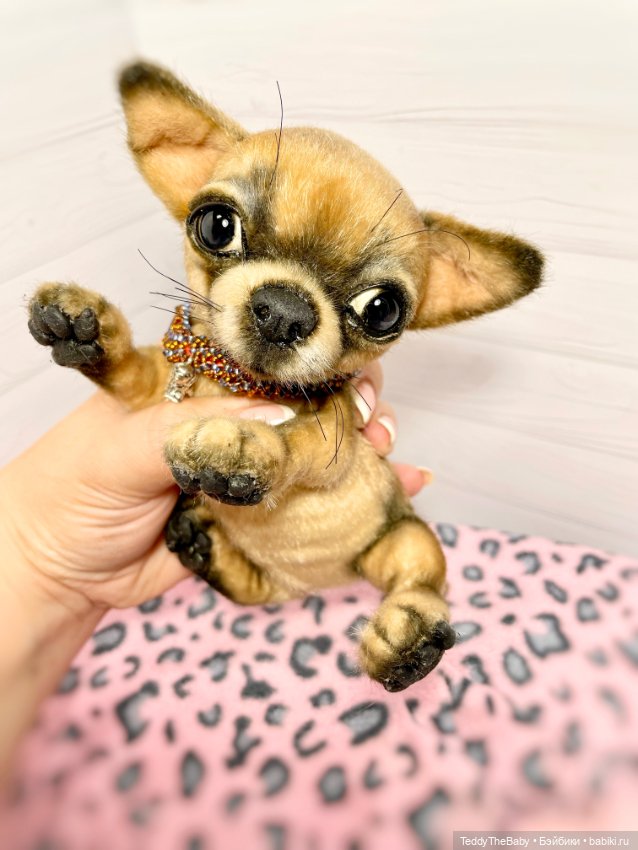 Hugo 17 см чихуахуа 🐾🐶подвижный