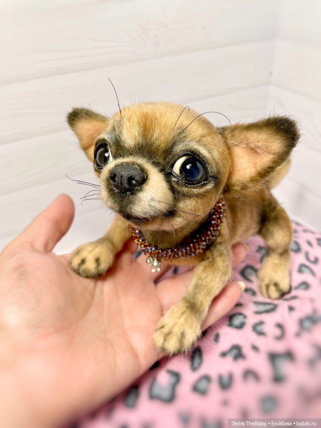 Hugo 17 см чихуахуа 🐾🐶подвижный (фото 3)