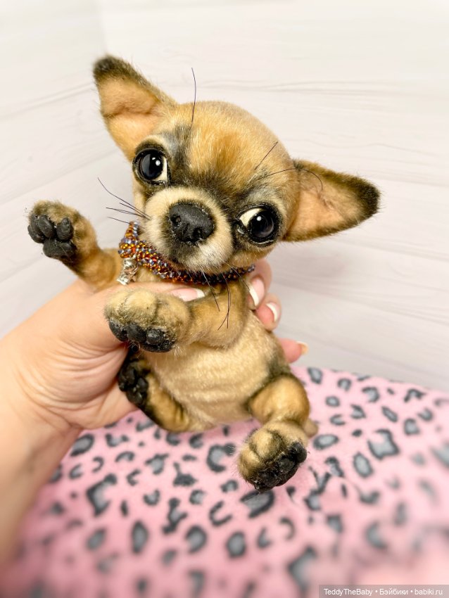 Hugo 17 см чихуахуа 🐾🐶подвижный (фото 10)