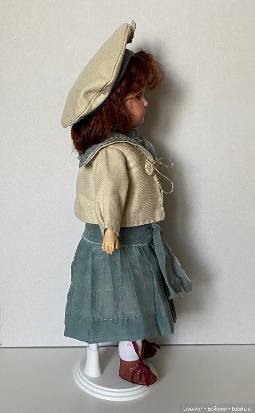 Костюм для антикварной куклы в морском стиле по антикварному образцу (фото 2)
