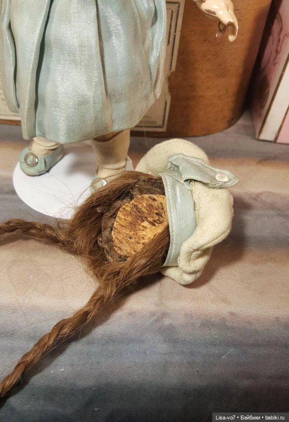 Костюм для антикварной куклы в морском стиле по антикварному образцу