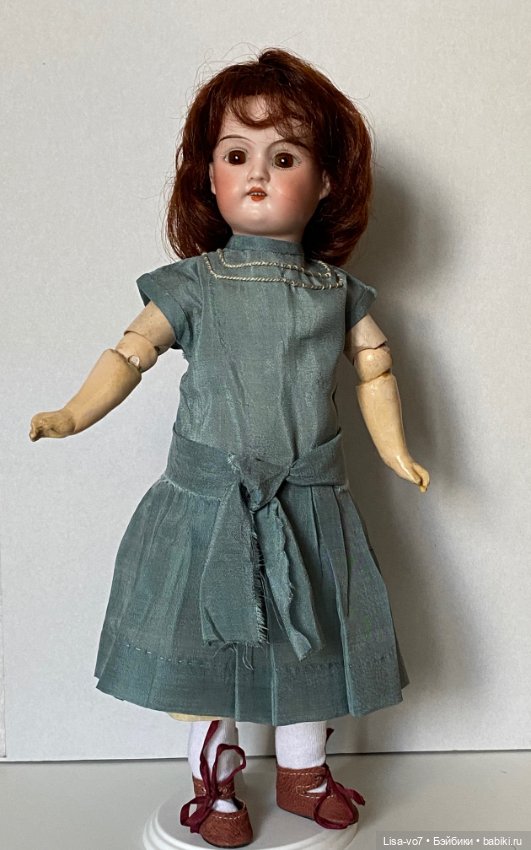 Костюм для антикварной куклы в морском стиле по антикварному образцу (фото 7)