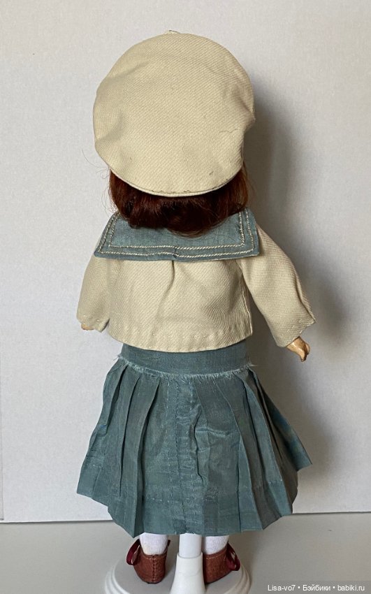 Костюм для антикварной куклы в морском стиле по антикварному образцу (фото 3)