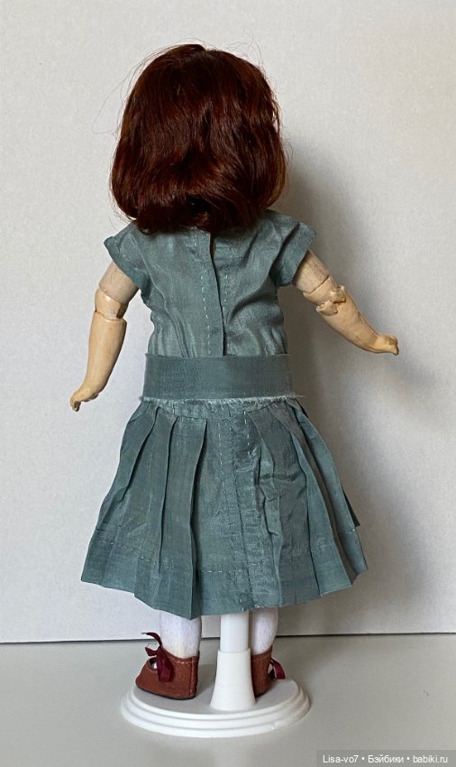 Костюм для антикварной куклы в морском стиле по антикварному образцу (фото 9)