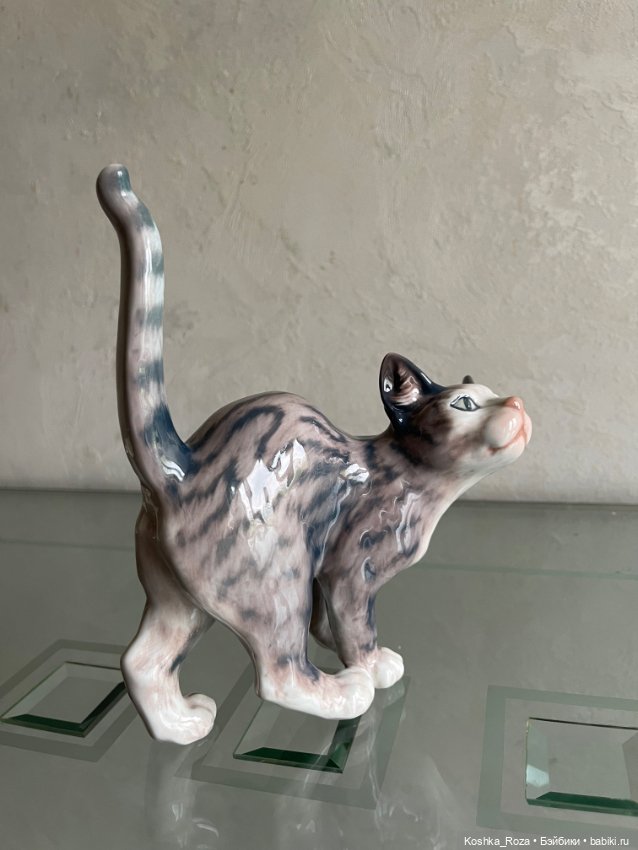 Полосатый Кот- символ Дня Рождения (Машин фарфоровый кошачий прайд) (фото 3)