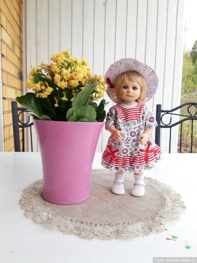 Красивые куклы и красивые цветы (фото 7)
