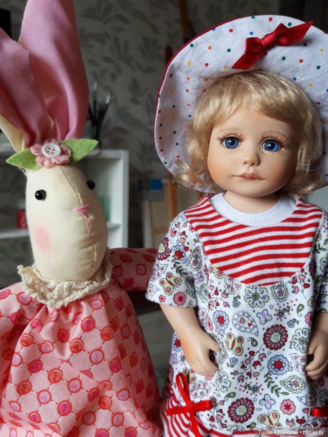 Красивые куклы и красивые цветы (фото 9)